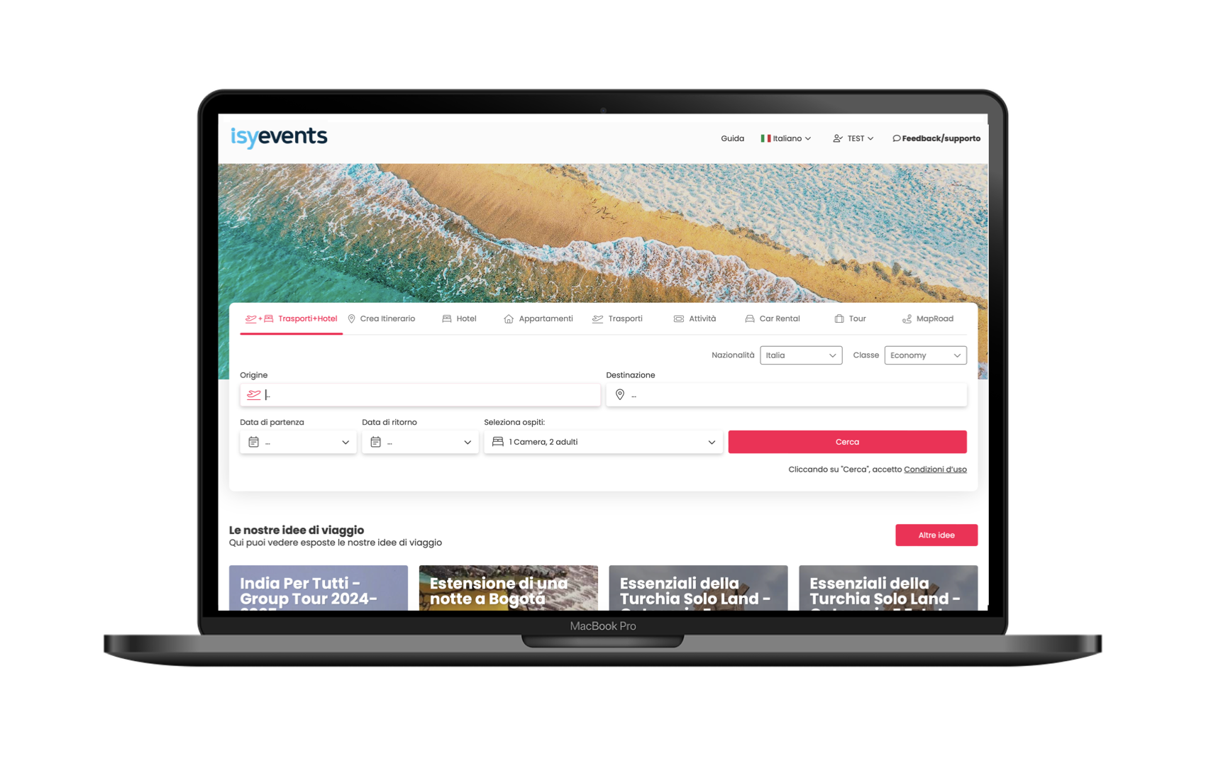 Piattaforma Travel